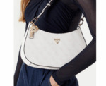 Guess - Noelle White Shoulder Bag Logo 4G - Image 