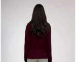 Jade Sweater In Burgundy - Image 