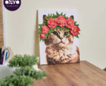 OKTO A CAT IN A FLOWER CROWN - Image 