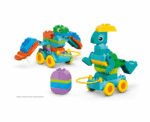 3in1 Dinosaurs On Wheels 10451 - Image 