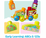 MEGA BLOKS First Builders Toddler Blocks Toy Build In Learn Portable Activity Table - Image 