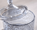 Soda Lime Glass Sugar Pot - Image 