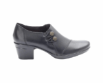 Clarks Emslie Warren Loafer in Black Leather - Image 