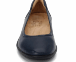 Naturalizer Women's Flexy Ballet Flat in Navy Leather - Image 