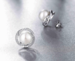 J.Rosée Pearl Studs Earrings - Image 