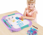 READY TO PLAY DOUBLE SIDED BOARD AND STORYBOOK MAGNETIC PLAYSET - Image 