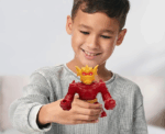 Heroes of Goo Jit Zu Stretch Strikers Hero Pack Blazagon Stretchy Action Figure - Image 