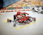 LEGO F1 Pit Stop And Pit Crew With Ferrari Car 60443 - Image 