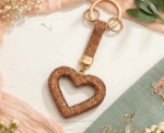 Sparkling Heart Charm Keychain - Image 