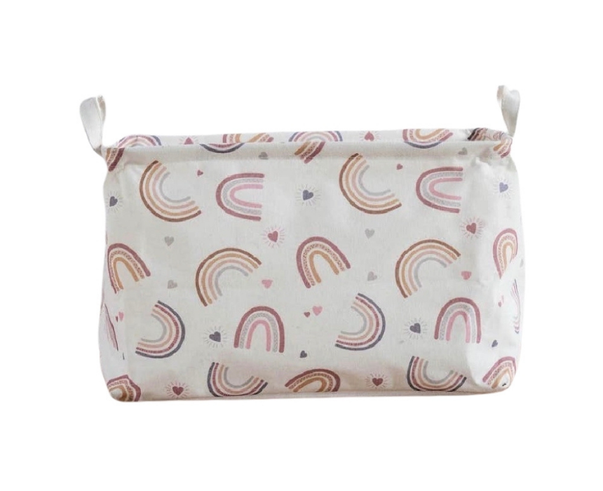 55 Rainbow Printed Storage Basket - Image 1