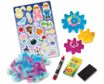 READY TO PLAY DOUBLE SIDED BOARD AND STORYBOOK MAGNETIC PLAYSET - Image 