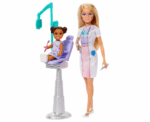 Barbie Dentist Doll With Blonde Fashion Doll - Image 