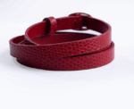 Strap Leather Bracelet with Charms - Image 