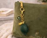 Citrus Lemon Charm Keychain - Image 