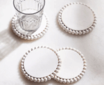 Wooden Bead Coaster Set - Image 
