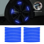 Luminous Reflective Wheel Stickers – 20pcs, Universal Fit, Waterproof - Image 