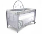 Asalvo Complet Duo Baby Playpen in Lion Grey - Image 