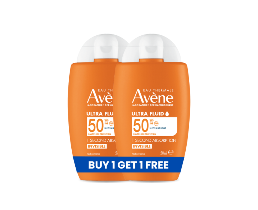 Avene Ultra Fluid Invisible SPF50+ Sunscreen 50ml 1 Avene Ultra Fluid Invisible SPF50+ Sunscreen 50ml - Image 1