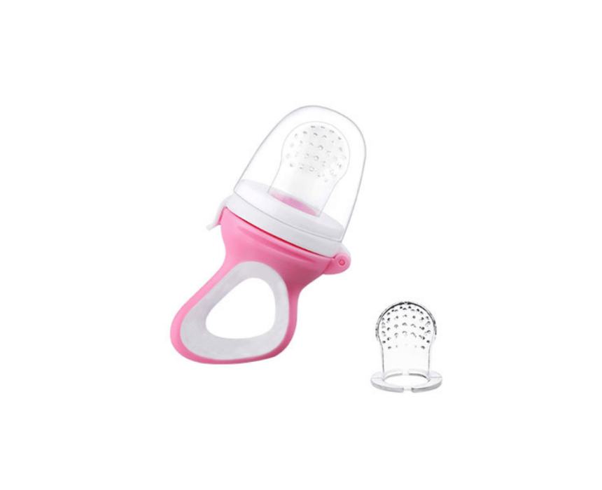 Baby Food Feeder 6m+ Pink Baby Food Feeder 6m+ Pink - Image 1