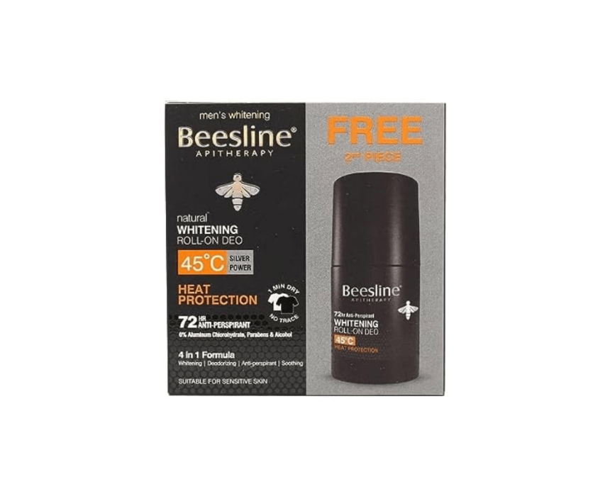 Beesline Natural Whitening Roll-On Deo Heat Protection Natural Whitening Roll-On Deo Heat Protection - Image 1