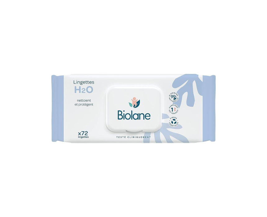 Biolane Wet Wipes H2O 72 Biolane Wet Wipes H2O 72 Pieces - Image 1