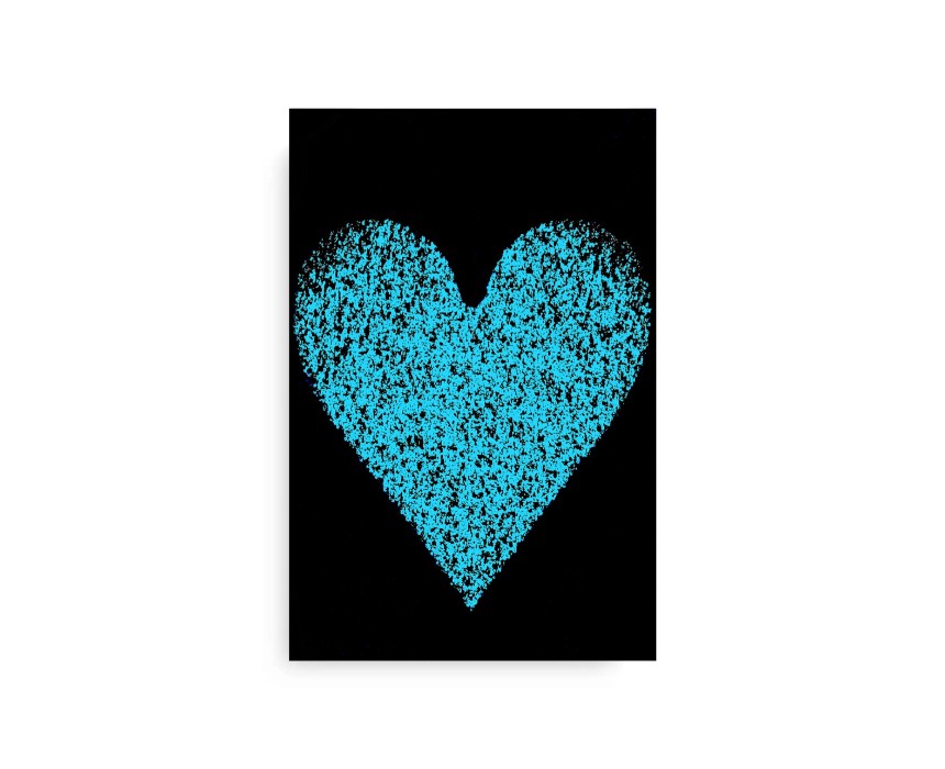 Black & Blue Black & Blue Heart - Image 1