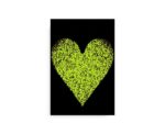 Black & Lime Heart - Image 