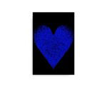 Black & Royal Blue Heart - Image 
