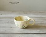 Tulip Flower Handmade Ceramic Mug - Image 