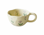 Tulip Flower Handmade Ceramic Mug - Image 