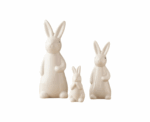 Ceramic Trio Bunnies - Image 