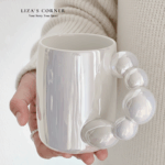 Bubble-Handle Modern Mug - Image 