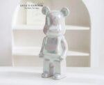 Modern Ceramic Bear Sculpture - Image 