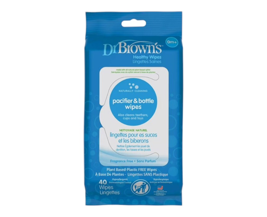 DRBHG40_1-768x768 Dr. Brown’s Pacifier and Bottle Wet Wipes - 40 Pack - Image 1