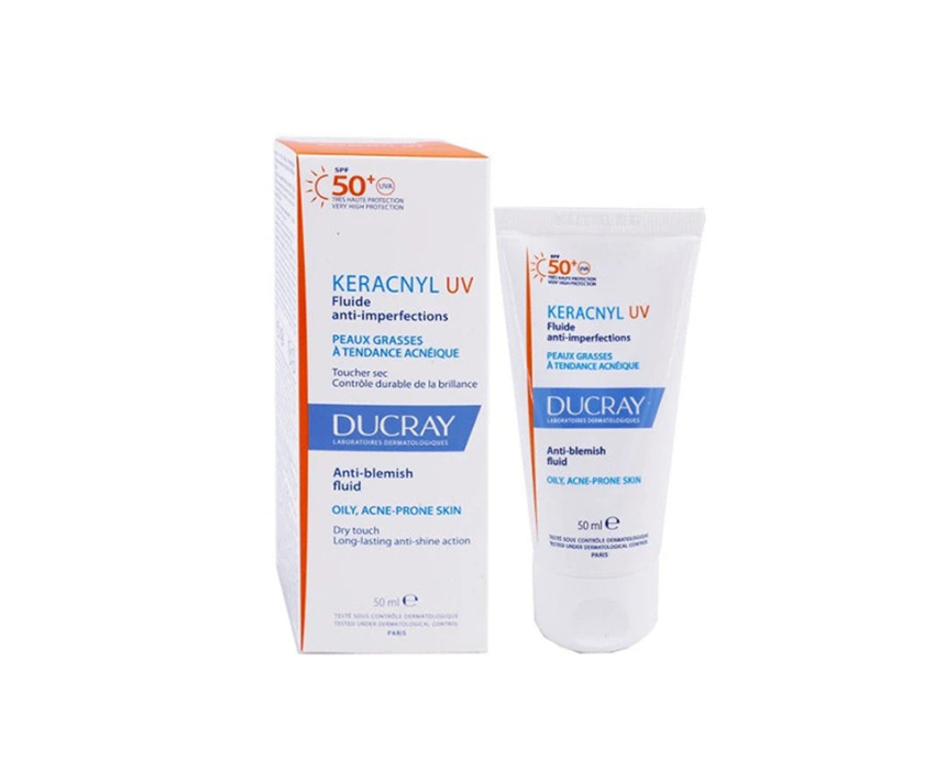 Ducray Ecran Keracnyl UV Fluid SPF50+ 50 ml Ducray Ecran Keracnyl UV Fluid SPF50+ 50 ml - Image 1