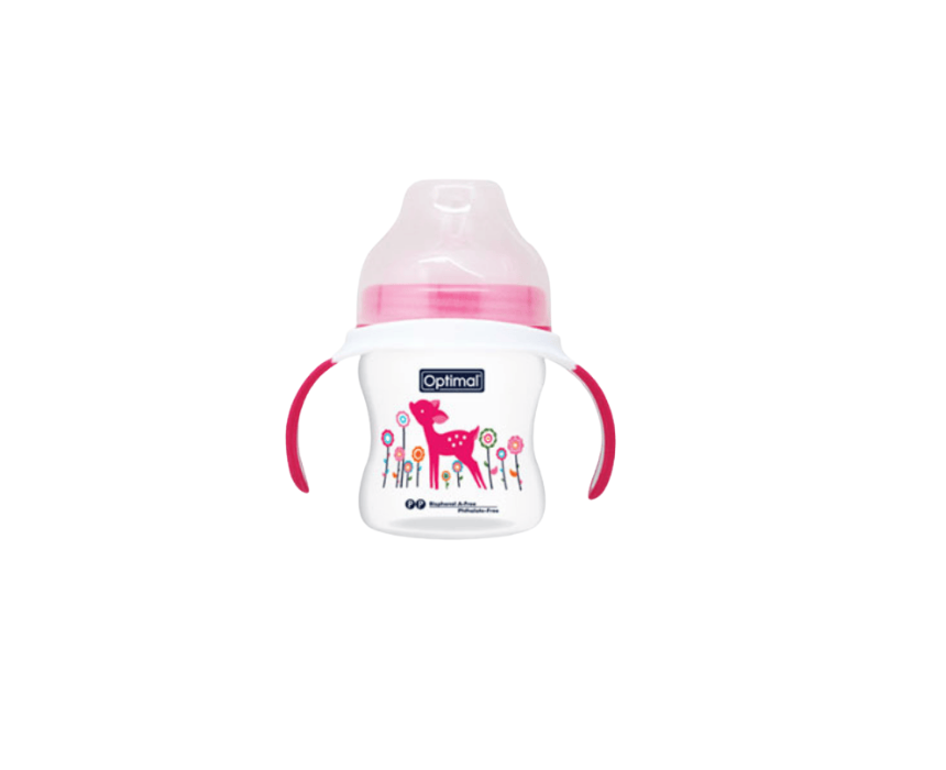 Extra Wide Neck Feeding Bottle With Handle 150ml Extra Wide Neck Feeding Bottle With Handle 150ml - Image 1