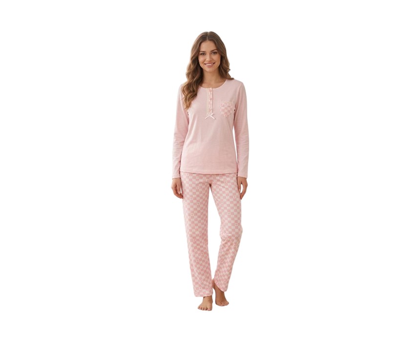 IMG-20260312-WA0220 Perla Women’s Multi-Size Cotton Pyjama - Pink - Image 1