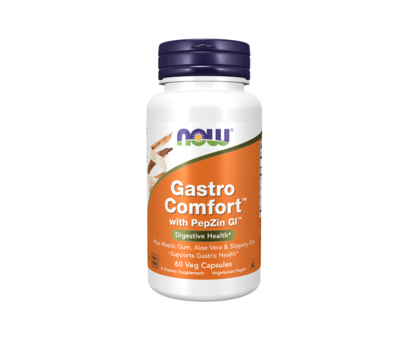 Now Gastrocomfort With Pepzin 60 Capsules Now Gastrocomfort With Pepzin 60 Capsules - Image 1