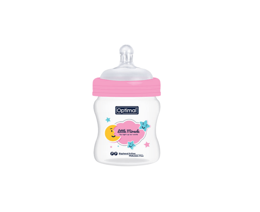 Optimal Extra Wide Neck Feeding Bottle 150ml Optimal Extra Wide Neck Feeding Bottle 150ml - Image 1