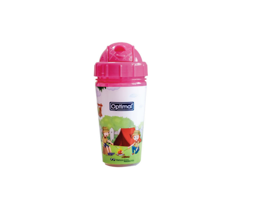 Optimal Silicone Straw Cup 350ML OPB-2012 Optimal Silicone Straw Cup 350ML OPB-2012 - Image 1