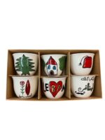 Handpainted Lebanese Coffee Cup Set - Image 