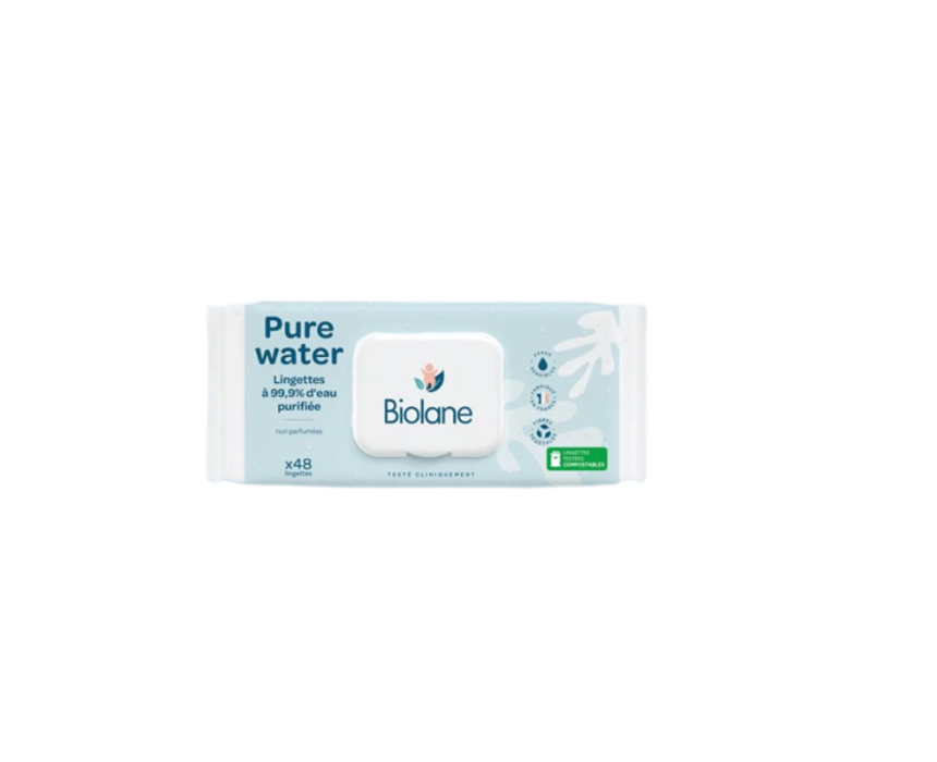 Pure Water Baby Wipes Biolane Pure Water Baby Wipes - Image 1