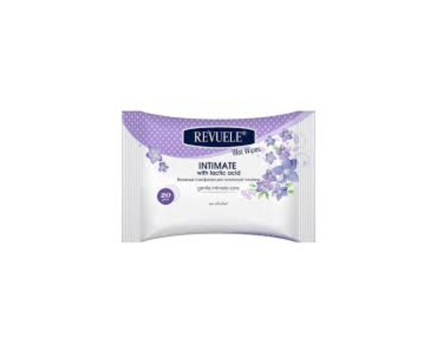 Revuele Wet Wipes Intimate Hypoallergenic With Lactic Acid Revuele Wet Wipes Intimate Hypoallergenic With Lactic Acid - Image 1