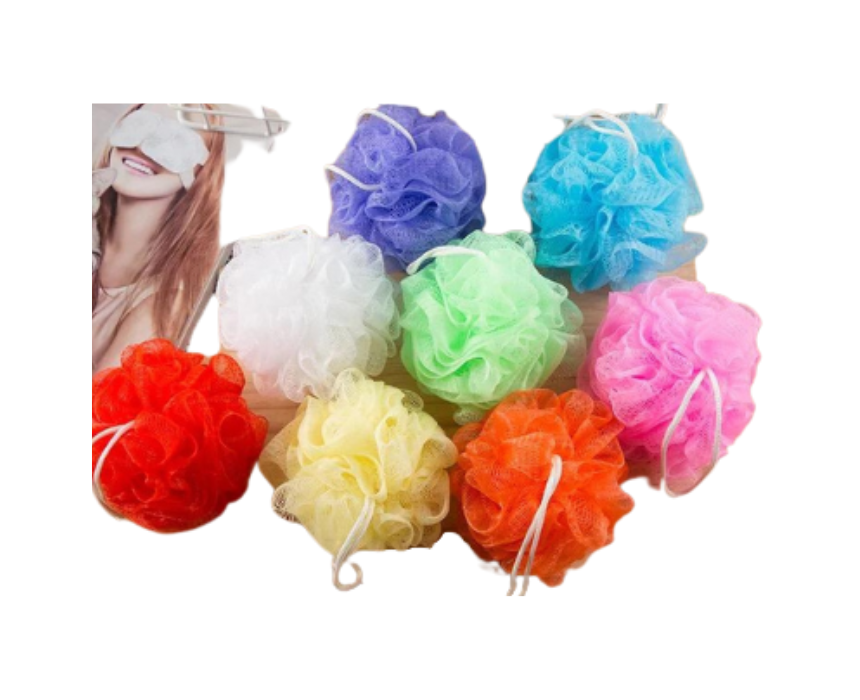 Round Colored Bath Loofah Round Colored Bath Loofah - Image 1