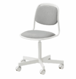 ÖRFJÄLL Children's desk chair, white/Vissle light grey