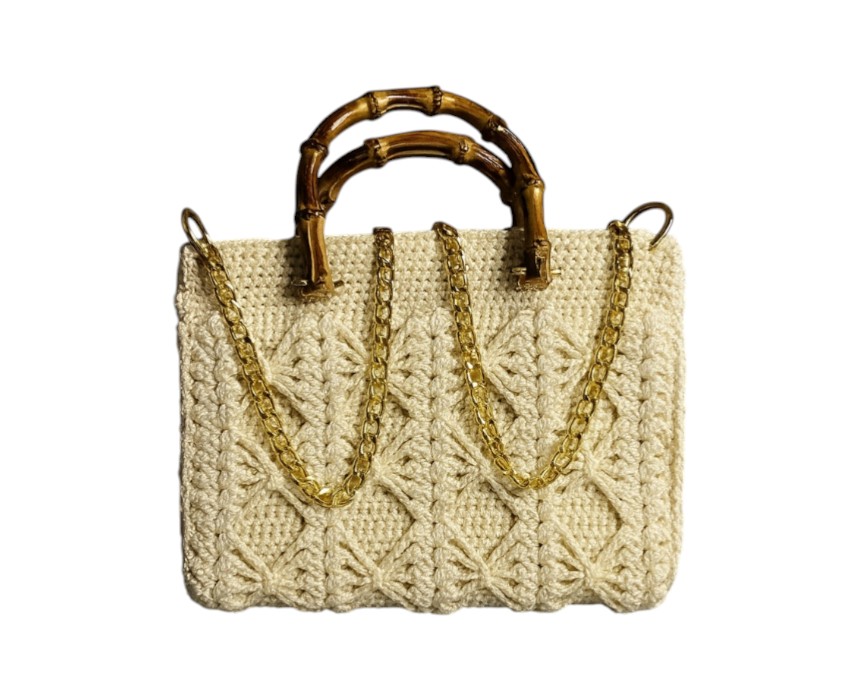 Screenshot_20251129_195409_ChatGPT Off-White Diamond Stitch Bag - Image 1