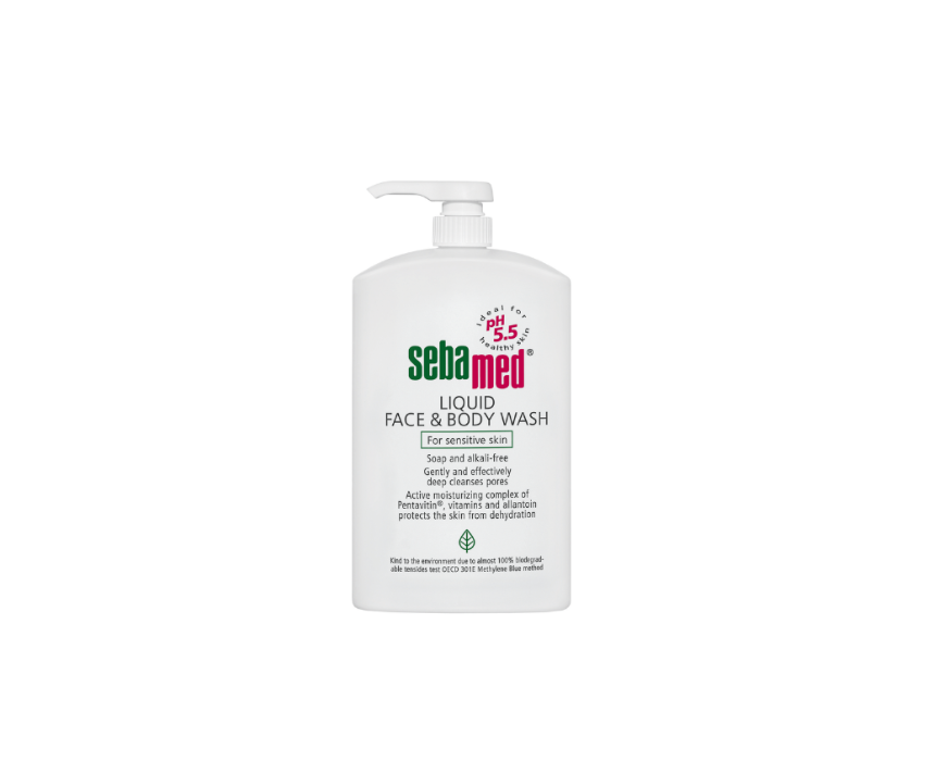 Sebamed Liquid Face And Body Wash With Pump 300ml Sebamed Liquid Face And Body Wash With Pump 300ml - Image 1