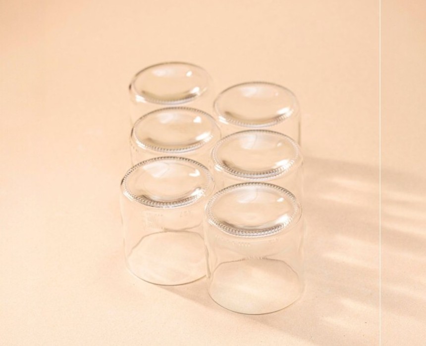 Short-dark-green-Upcycled-Cup-set-of-6 (1) S For Square - Image 1