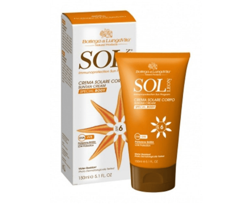 Sol Leon Body Low Protection Spf6 Cream 150 ml Sol Leon Body Low Protection Spf6 Cream 150 ml - Image 1