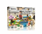 Magnetic Building Blocks Urban Infrastructure Minecraft (106 pcs) - Image 